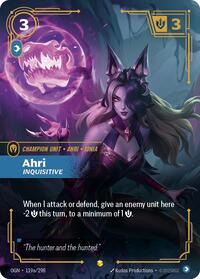Ahri, Inquisitive (Alternate Art) - Origins - 119a/298