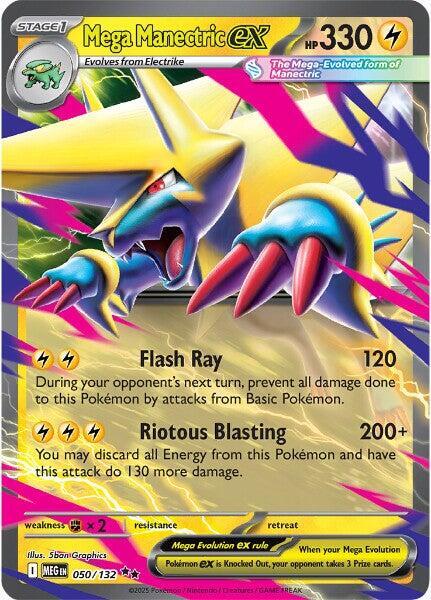 Mega Manectric ex - Pokemon Mega Evolution #050/132