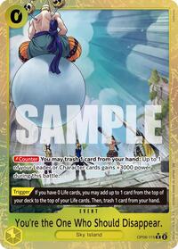 You're the One Who Should Disappear (Alternate Art) - Premium Booster -The Best- Vol. 2 #OP06-115