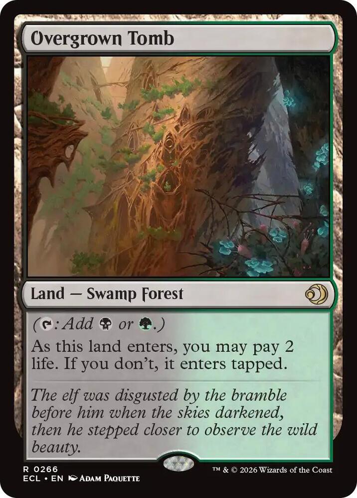 Overgrown Tomb - Lorwyn Eclipsed #266