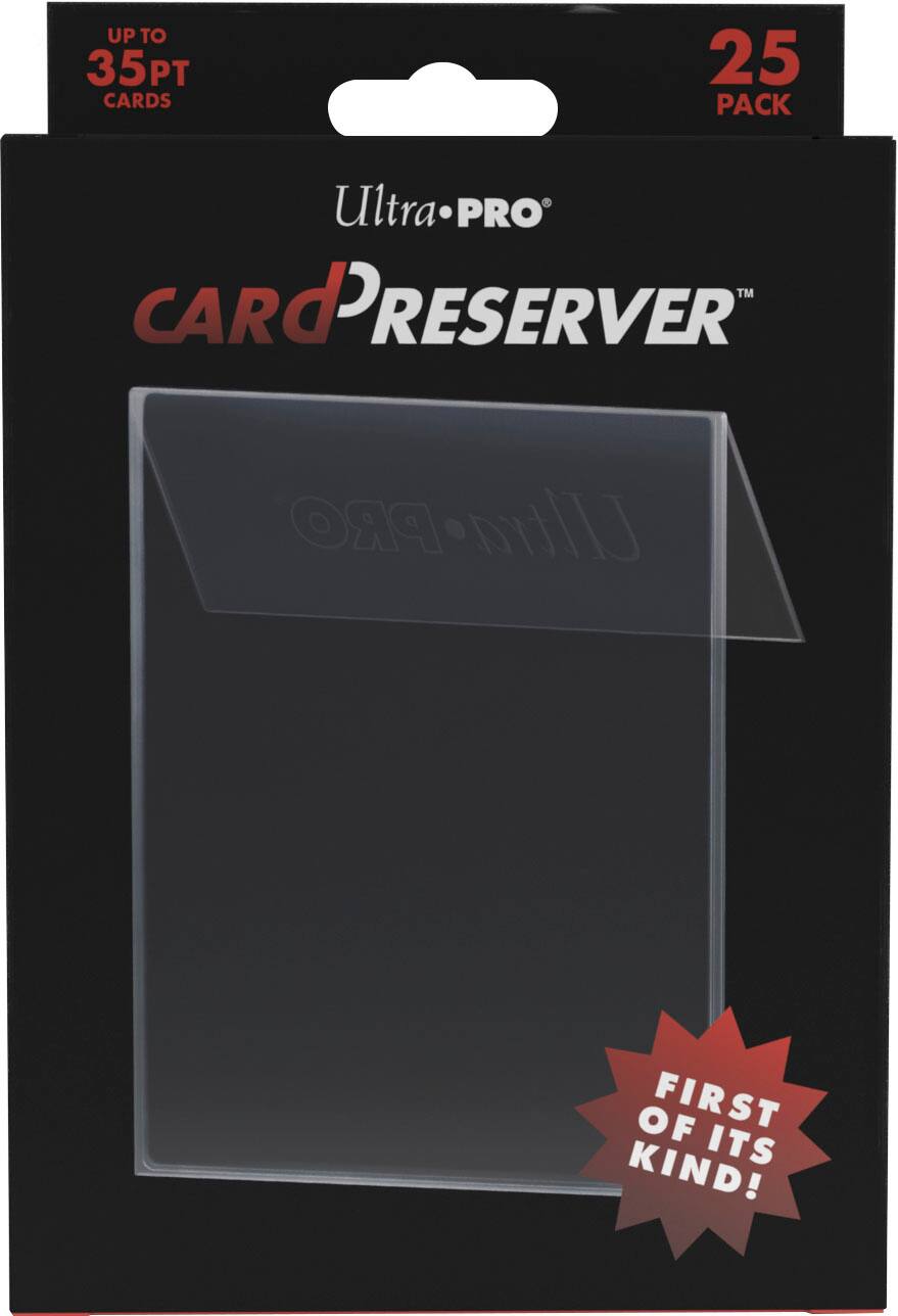 Ultra Pro CardPreserver Trading Card Holders – 2-in-1 Semi Rigid Card Protector Sleeves – Clear