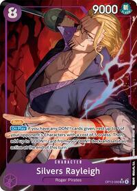 Silvers Rayleigh (Alternate Art) - Carrying On His Will - OP13-066