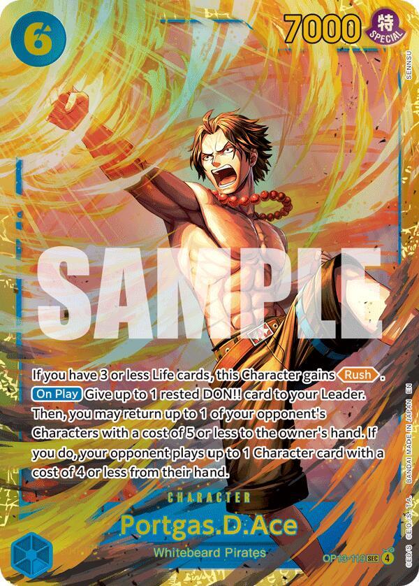 Portgas.D.Ace (119) - Carrying On His Will #OP13-119