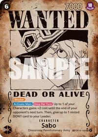 Sabo (120) (Wanted Poster) - Carrying On His Will - OP13-120