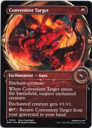 Convenient Target (Showcase) U Murders at Karlov Manor 305 NM