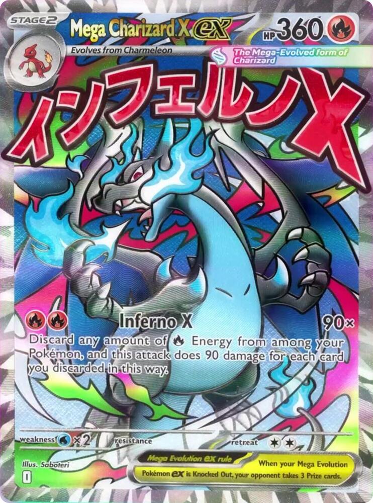 Mega Charizard X ex - Mega Evolution Promo #023