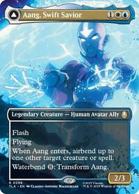 Aang, Swift Savior (0298) (Borderless) - Avatar: The Last Airbender - 298