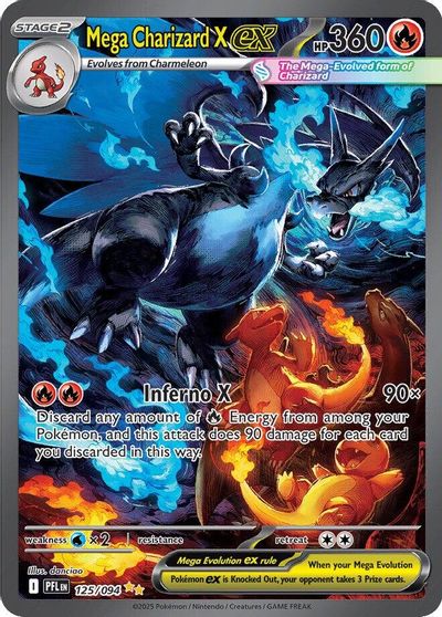 Mega Charizard X ex #125