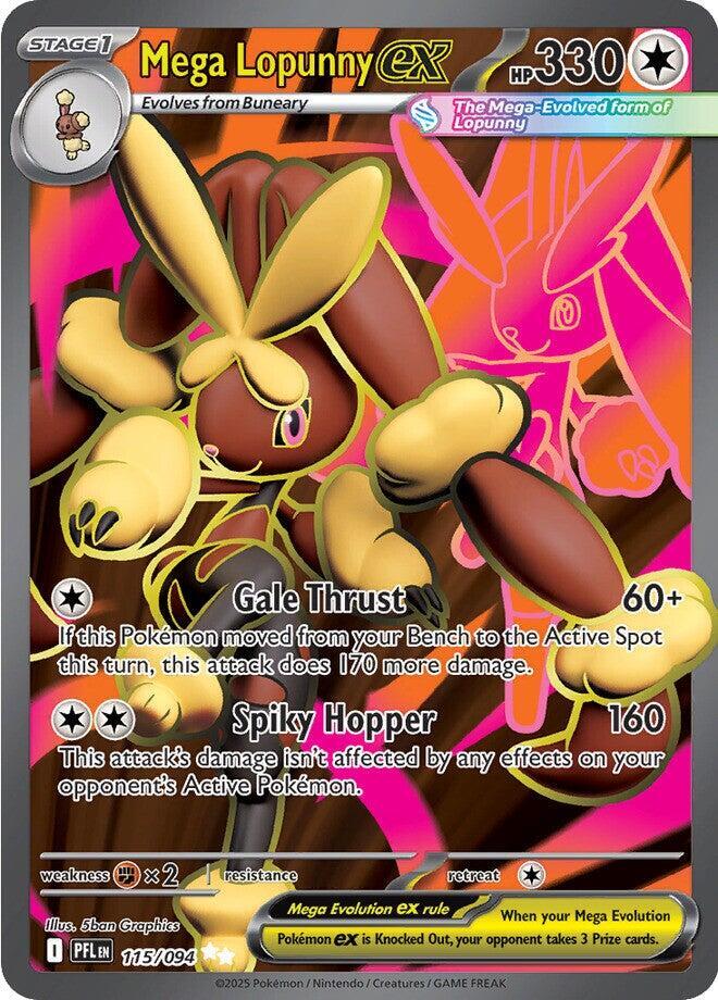 Mega Lopunny ex - Pokemon Phantasmal Flames #115/094