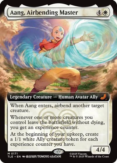 Aang, Airbending Master [Extended Art] #171