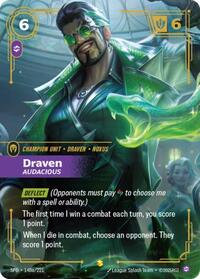 Draven, Audacious (Alternate Art) - Spiritforged - 148a/221