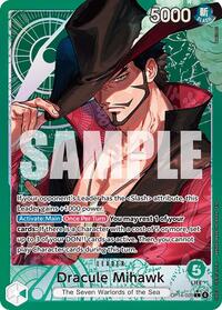 Dracule Mihawk - OP14-020 (Alternate Art) - The Azure Sea's Seven #OP14-020