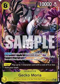 Gecko Moria - OP14-104 (Alternate Art) - The Azure Sea's Seven #OP14-104