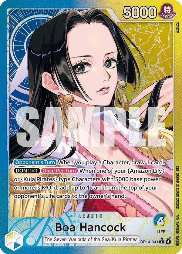 Boa Hancock - OP14-041 (Alternate Art) - The Azure Sea's Seven #OP14-041