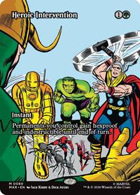 Heroic Intervention (0080) (Borderless) - Marvel Universe Eternal-Legal - 80