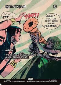 Horn of Greed (Borderless) - Marvel Universe Eternal-Legal #98