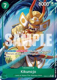 Kikunojo - EB04-012 (Alternate Art) - The Azure Sea's Seven #EB04-012