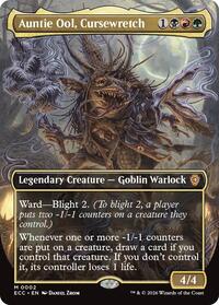 Auntie Ool, Cursewretch (Borderless) - Commander: Lorwyn Eclipsed - 2