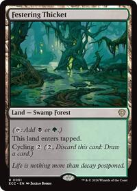 Festering Thicket - Commander: Lorwyn Eclipsed - 61