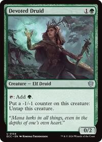 Devoted Druid - Commander: Lorwyn Eclipsed - 104
