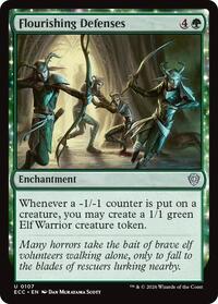 Flourishing Defenses - Commander: Lorwyn Eclipsed - 107
