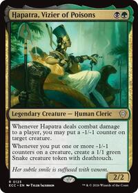 Hapatra, Vizier of Poisons - Commander: Lorwyn Eclipsed - 123