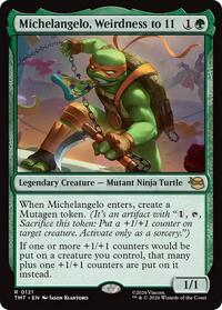 Michelangelo, Weirdness to 11 - Teenage Mutant Ninja Turtles #121