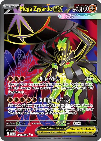 Mega Zygarde ex #104