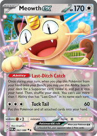 Meowth ex - Pokemon Perfect Order #062/088