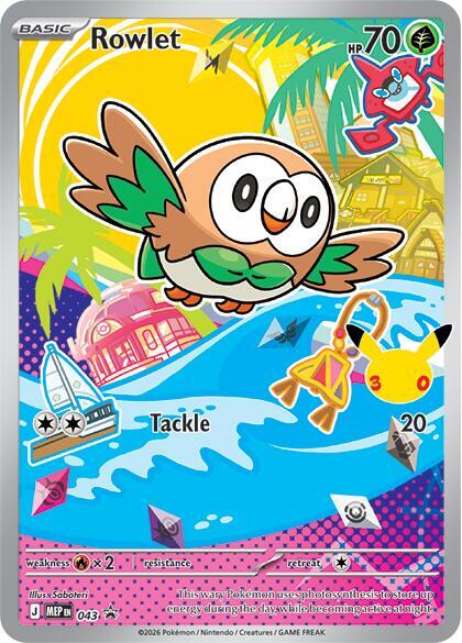 Rowlet - Mega Evolution Promo #043