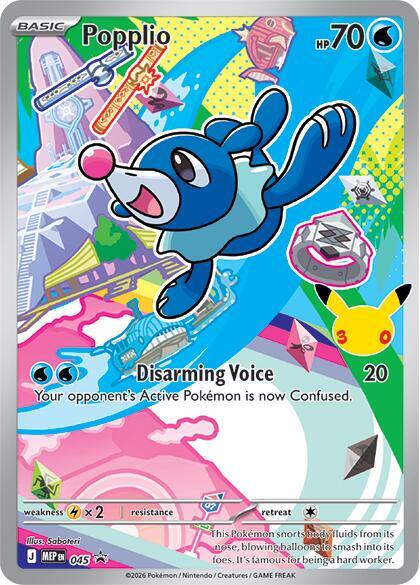 Popplio - Mega Evolution Promo #045