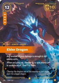 Elder Dragon (Alternate Art) - Unleashed - 118a/219