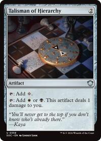Talisman of Hierarchy - Commander: Secrets of Strixhaven - 358