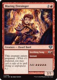 Blazing Firesinger - Secrets of Strixhaven - 109
