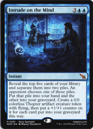 Intrude on the Mind M Murders at Karlov Manor 61 NM