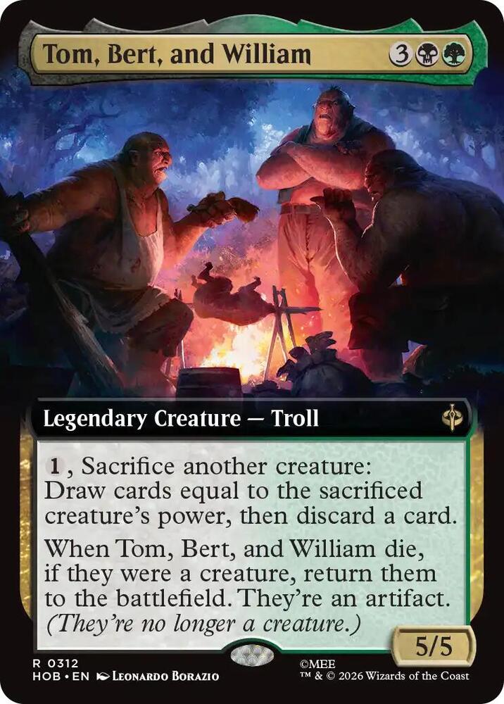 Tom, Bert, and William (Extended Art) - The Hobbit #312