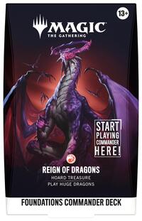 Foundations Commander Deck - Reign of Dragons - Commander: Foundations