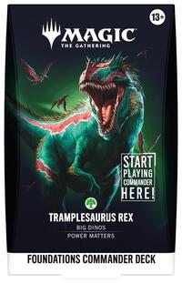 Foundations Commander Deck - Tramplesaurus Rex - Commander: Foundations
