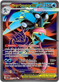 Mega Greninja ex - Chaos Rising #100/086