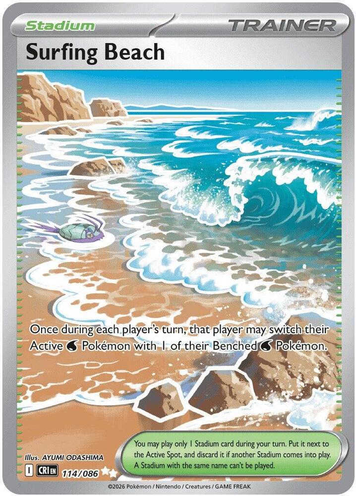 Surfing Beach - Chaos Rising #114/086
