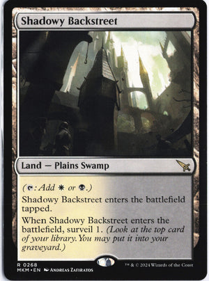 Shadowy Backstreet R Murders at Karlov Manor 268 NM