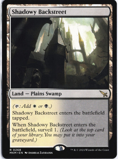 Shadowy Backstreet R Murders at Karlov Manor 268 NM