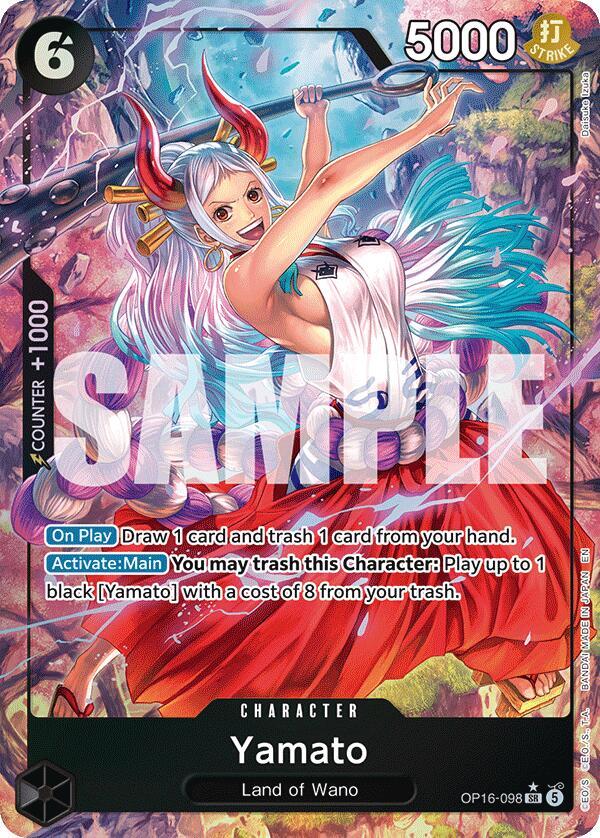 Yamato (098) (Alternate Art) - The Time of Battle #OP16-098