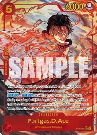 Portgas.D.Ace (118) (Alternate Art) - The Time of Battle #OP16-118
