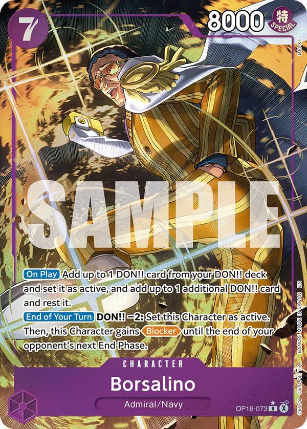Borsalino (Alternate Art) - The Time of Battle #OP16-073