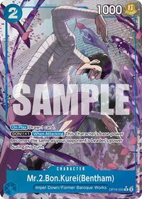 Mr.2.Bon.Kurei(Bentham) (055) (Alternate Art) - The Time of Battle #OP16-055