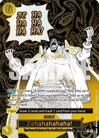 Zehahahahaha! (Alternate Art) - The Time of Battle #OP16-116