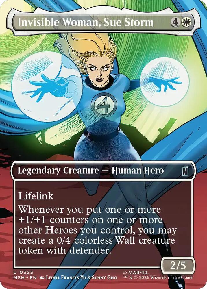 Invisible Woman, Sue Storm (Borderless) - Marvel Super Heroes #323