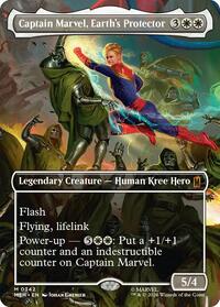 Captain Marvel, Earth's Protector (Borderless) (0342) - Marvel Super Heroes #342