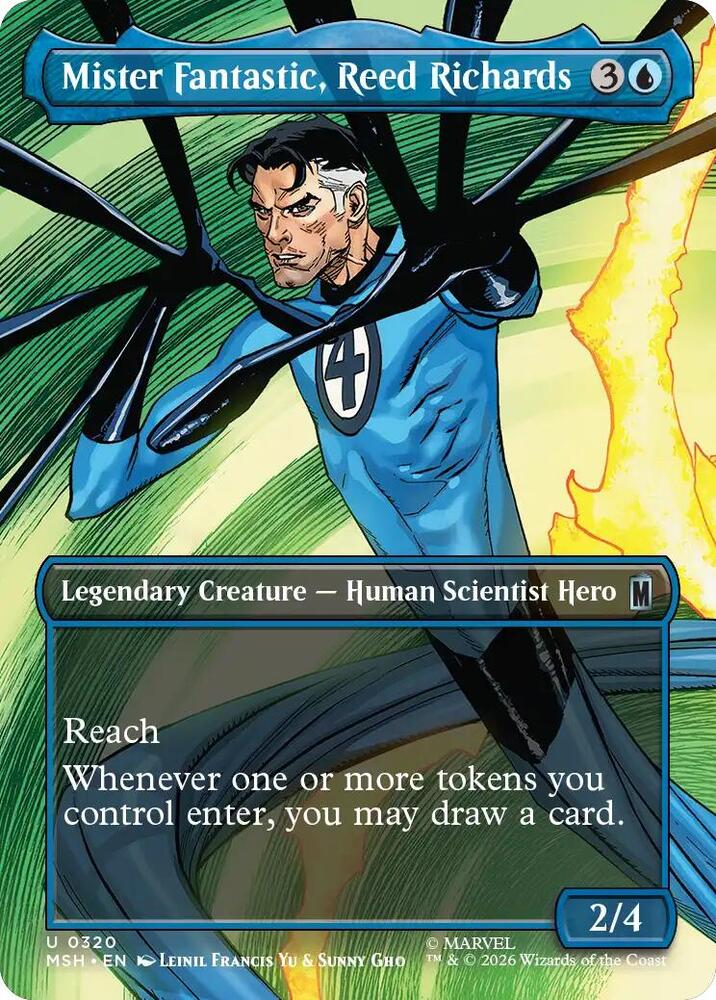 Mister Fantastic, Reed Richards (Borderless) - Marvel Super Heroes #320